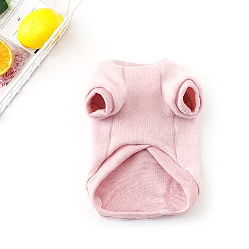 מעיל לכלב — Cute Pet Puppy Cat Warm Jumper Sweater Bow Knitwear Coat Apparel Clothes Sweater
