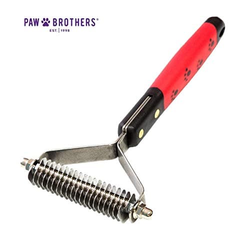 מברשת טיפוח לכלב — RYAN'S PET SUPPLIES Paw Brothers 20 Blade Medium Double WideDematting Undercoat 