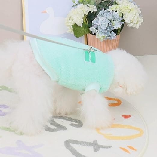 מעיל לכלב — Zunea Fleece Dog Sweater Coat Winter Warm Jacket Coat for Small Dogs Soft Fuzzy 