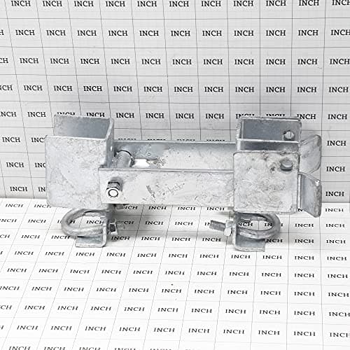 שער בטיחות לכלב — Chain Link Fence Residential Double Gate Latch 1 3/8" | Strong Arm Double Gate L