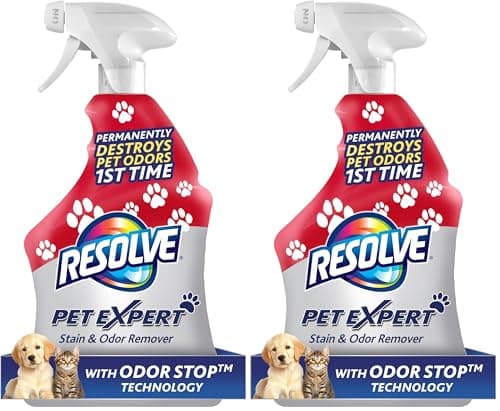 מוצר ניקיון לכלב — Resolve Pet Expert Stain and Odor Remover, Carpet Cleaner, Pet Stain andOdor Rem