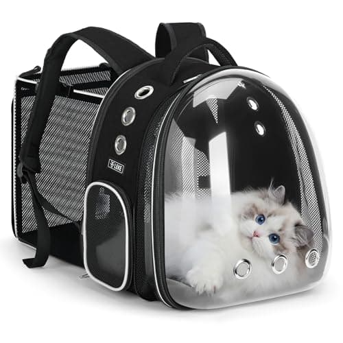 נשאית/תיק לכלב — Lekereise Cat Backpack Carrier, Expandable Large Space Cat Bubble Backpack for K