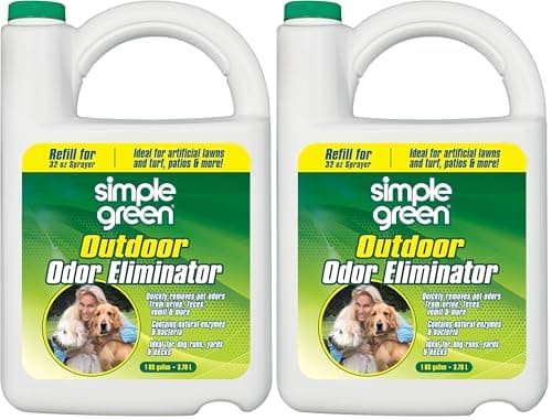 מוצר ניקיון לכלב — Simple Green Outdoor Odor Eliminator for Pets, Dogs, 1 gallon Refill - Ideal for