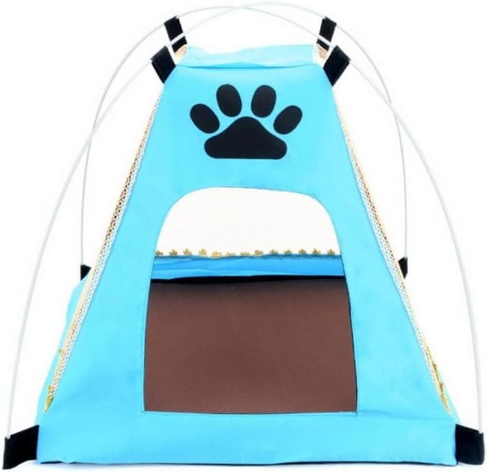 מלונה לכלב — Puppy Dog Bed, Pet Tent Bed, Portable Folding Mesh Oxford Cl
