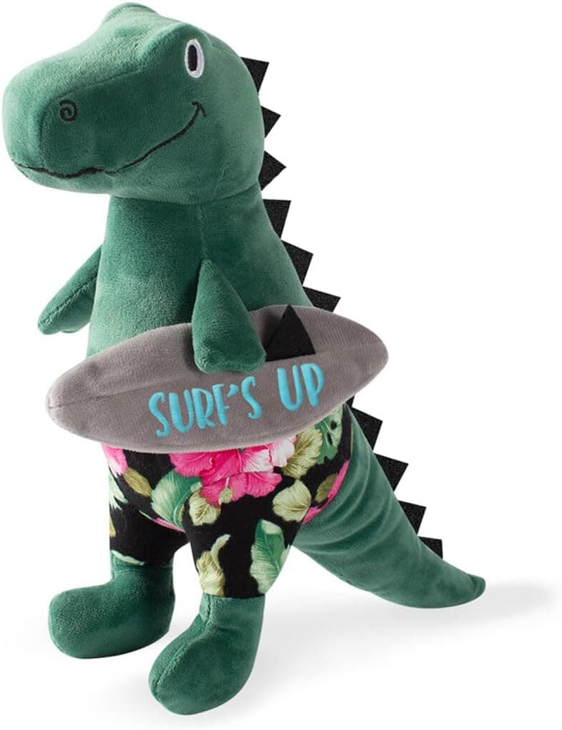 צעצוע לכלב — Fringe Studio Plush Dog Toy with Squeaker, Surf’S Up, Dude! PetShop Collection (