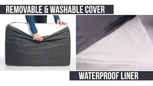 מיטה אורטופדית לכלב — PetFusion Ultimate Dog Bed, Orthopedic Memory Foam, Multiple Sizes and Colors, M