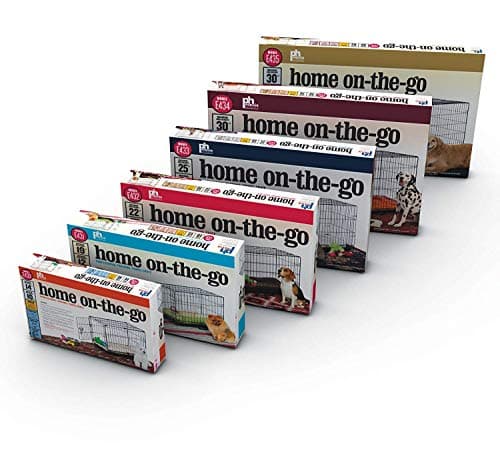 כלוב לכלב — Prevue Pet Products Home On-The-Go Single Door Dog Crate - Large Collapsible Dog