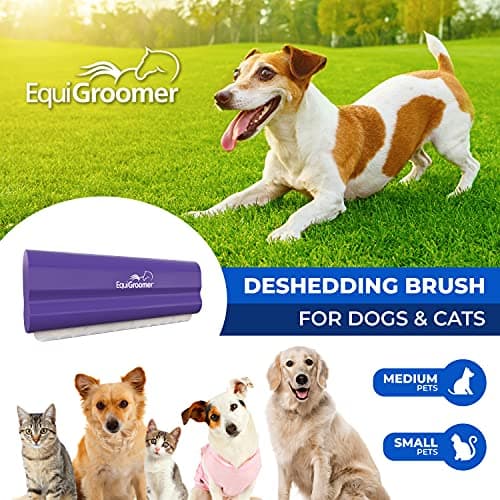 מברשת טיפוח לכלב — EasyGroomer Deshedding Brush for Dogs & Cats – Undercoat Grooming Tool for Short