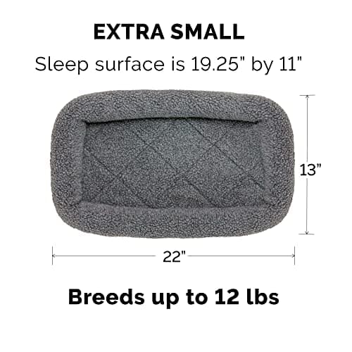 מיטה לכלב קטן — Furhaven Dog Bed for Extra Small Dogs & Indoor Cats, 100% Washable, Sized to Fit