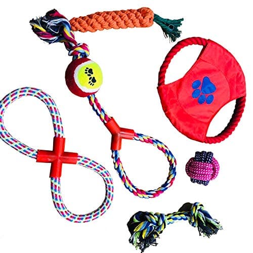 צעצוע חבל/כדור לכלב — Dog Rope Toys Fancy D Products. Pets and Dogs Rope Toys. Cotton Rope Dog Toy, Pl