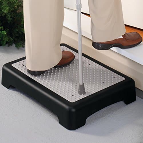 מדרגות לכלב — Non-Slip Indoor/Outdoor 4 Inch Height Mobility Platform Step, Grooved Surface fo