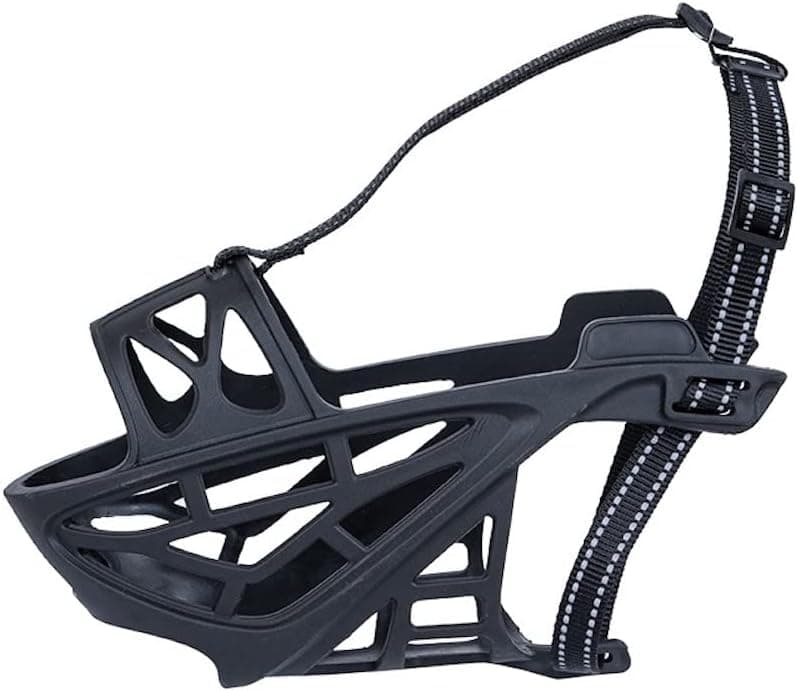 מחסום פה לכלב — DANFER Dog Muzzle, Soft Basket Muzzle for Small Medium Large Sized Dogs, Dog Mou