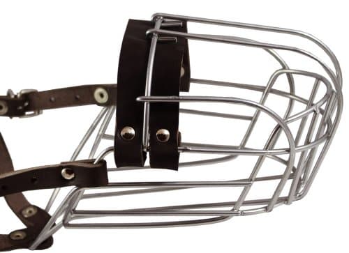 מחסום פה לכלב — Dogs My Love Metal Wire Basket Dog Muzzle German Shepherd Male. Circumference 14