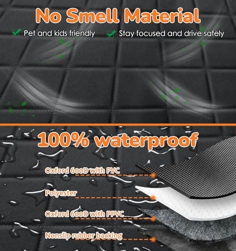 כיסוי רכב לכלב — URPOWER Waterproof Dog Car Seat Cover for Back Seat & 27Oz Insulated Portable Do