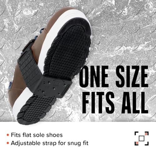 נעליים לכלב — K1 Mid-Sole Ice Cleats - Rotatable Traction Aids For Flat Shoes - Indoor/Outdoor