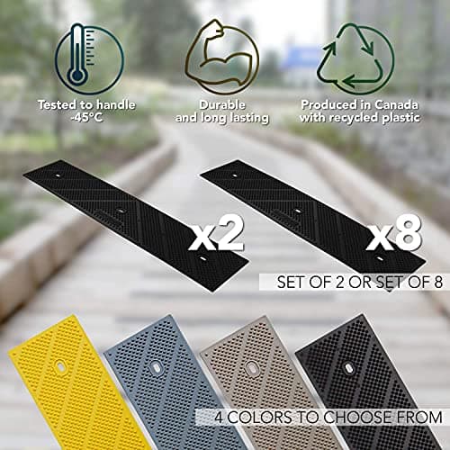 מדרגות לכלב — GripStrip Stair Treads for Wooden Steps, Non Slip Stair Grips for Outdoor or Ind