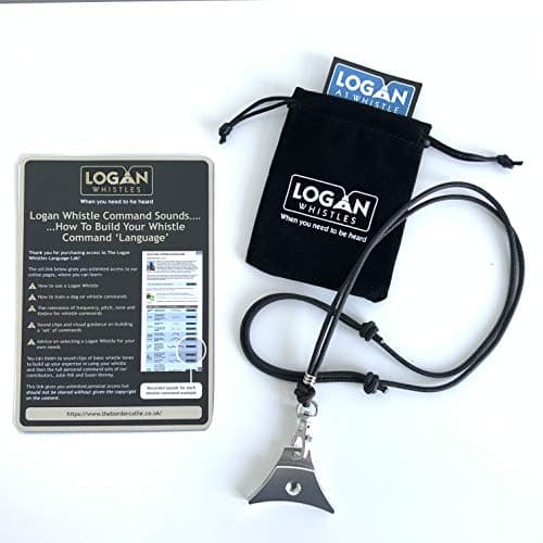 עזר אילוף לכלב — Logan Whistle Starter Pack - A1 sheep dog Whistle, lanyard and whistle command s