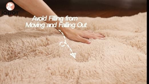 מיטה לכלב קטן — JOEJOY Large Dog Bed Crate Pad, Deluxe Plush Washable Dog Beds Fulffy Soft Kenne