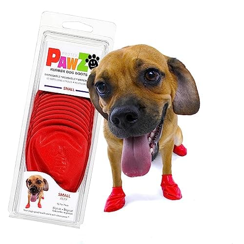 נעליים לכלב — PawZ Dog Boots Small | 24 Booties Black and Red