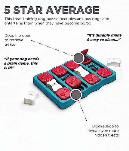 צעצוע חשיבה לכלב — Nina Ottosson by Outward Hound - Interactive Puzzle Game Dog Toys