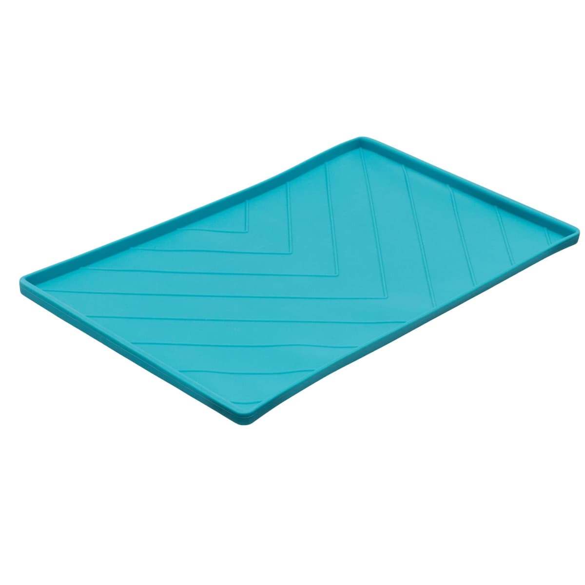 צעצוע חשיבה לכלב — Messy Mutts Silicone Non-Slip Dog Bowl Mat with Raised Edge and Two Sides Reinfo