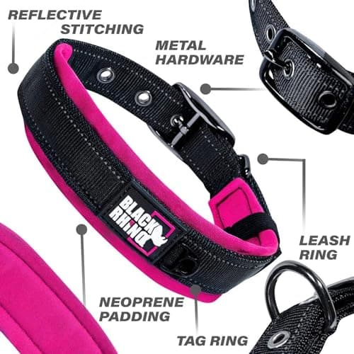 קולר לכלב — Black Rhino - The Comfort Collar Ultra Soft Neoprene Padded Dog Collar for All B