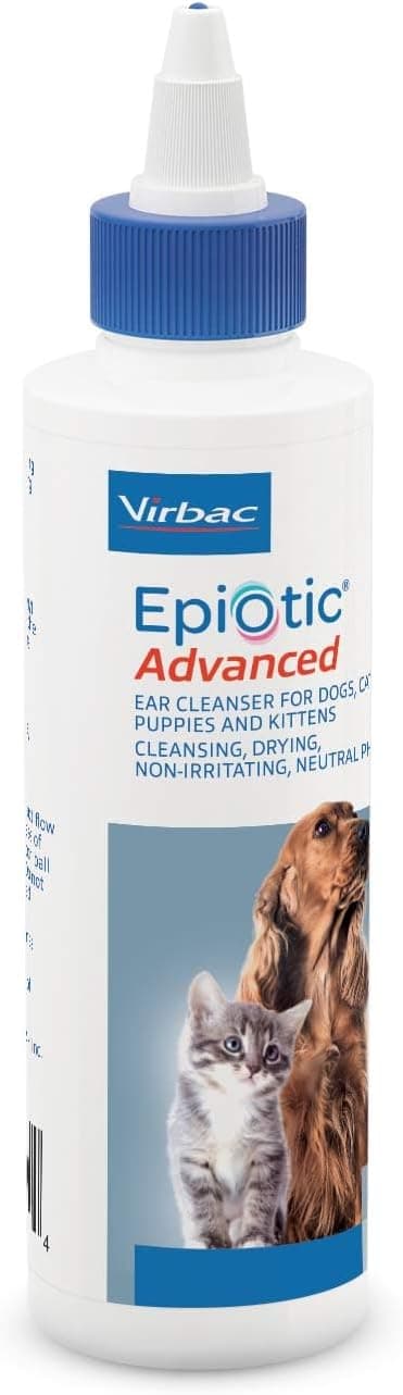 ניקיון לבית עם כלב — Virbac EPIOTIC® Advanced Ear Cleanser | Powerful and Gentle Cleanser For Dogs an