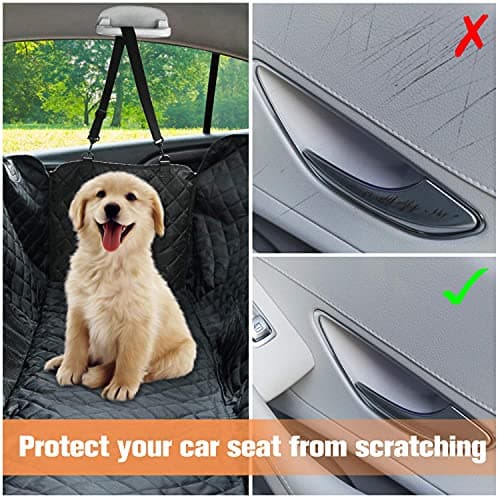 כיסוי רכב לכלב — PETICON Front Seat Car Cover and Dog Hammock, Full Protection Front Seat Car Cov
