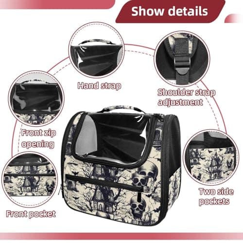 נשאית/תיק לכלב — Dog Carrier Backpack for Small Pets - Cat & Dog Backpack for Hiking, Camping or 