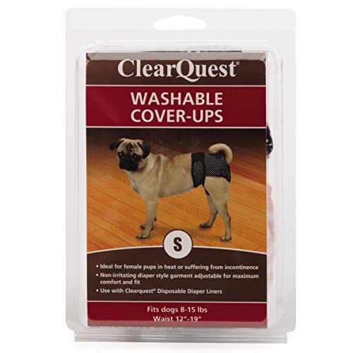 חיתול לכלב — Clear Quest Wetness and Stain Protecting Dog Cover-Ups Dog Diapers, 2-Pack