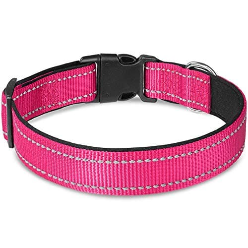 קולר לכלב — Joytale 14-20 inches Dog Collar and 6FT Leash, Reflective Soft Neoprene Padded P