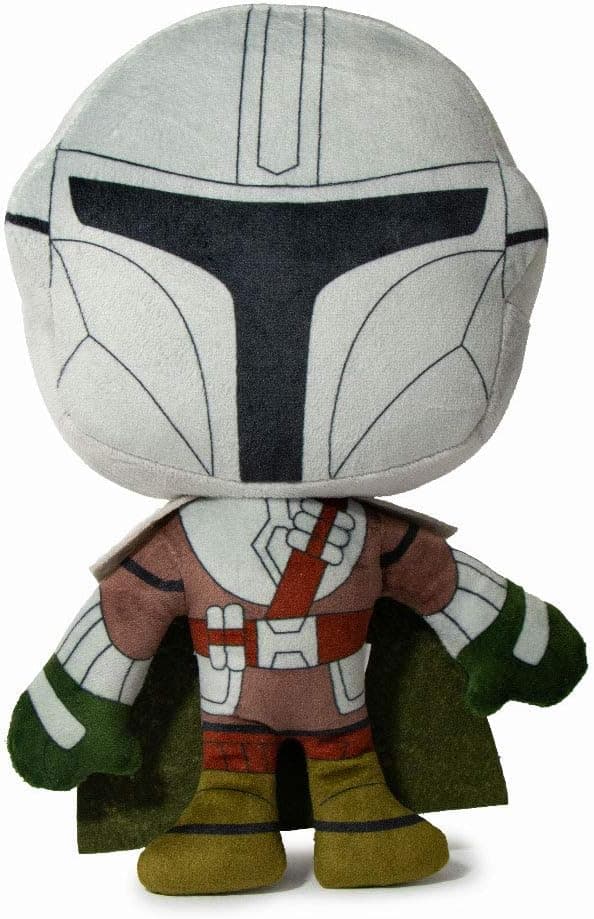 צעצוע לכלב — Dog Toy, Mandalorian, Plush Squeaker Star Wars The Mandalorian Standing Pose