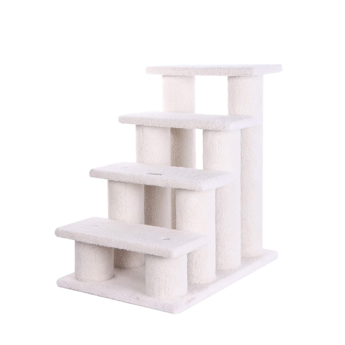 מדרגות לכלב — Armarkat Pet Steps, 4-steps, B4001, Ivory, 17"(W)x25"(D)x25"(H), each platform 7