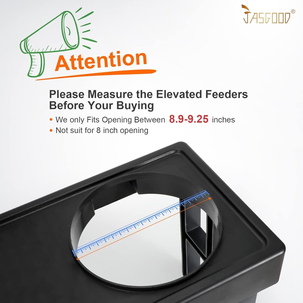 קערת האכלה לכלב — JASGOOD Largr Dog Slow Feeder Bowl - Reduce Slip Puzzle Bowl for Elevated Diners