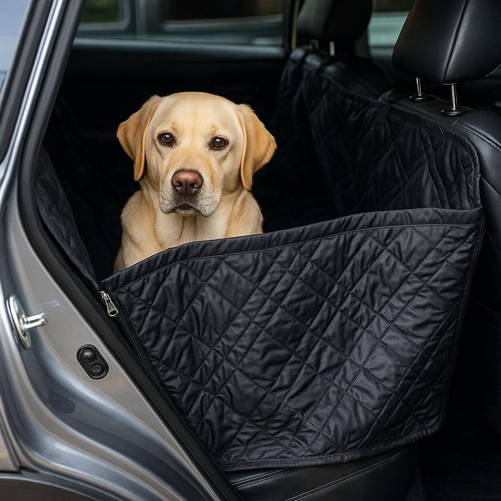כיסוי רכב לכלב — Formosa Covers Deluxe Dog Car Seat Hammock Quilted Cover with Non-Slip Backing B