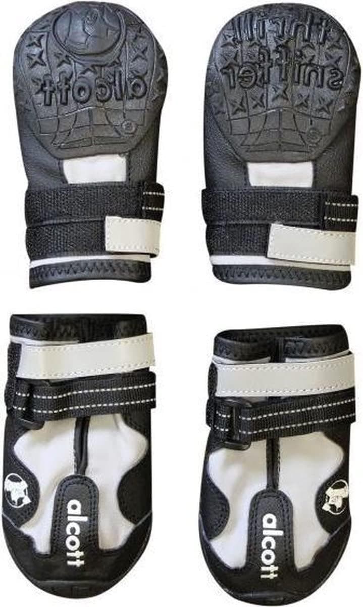 נעליים/מגפיים לכלב — Alcott Explorer 2.75-Inch Adventure Boots, Medium, Grey and 