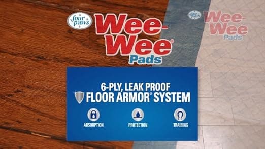 פד לכלב — Four Paws Wee-Wee Superior Performance Unscented Pee Pads for Dogs & Puppies, Qu