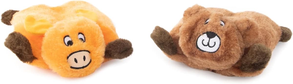 צעצוע לכלב — ZippyPaws Squeakie Pad - No Stuffing Dog Toy to Keep Them Busy, for Small &amp; 