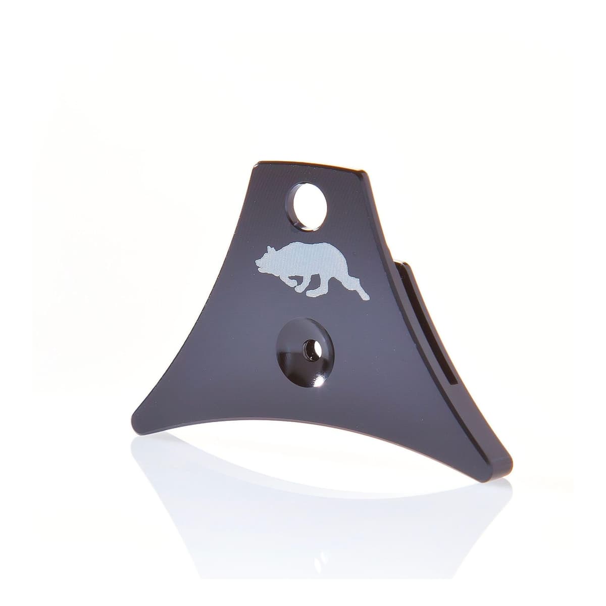 עזר אילוף לכלב — Logan A1 Shepherd Whistle with Collie Etch - Black