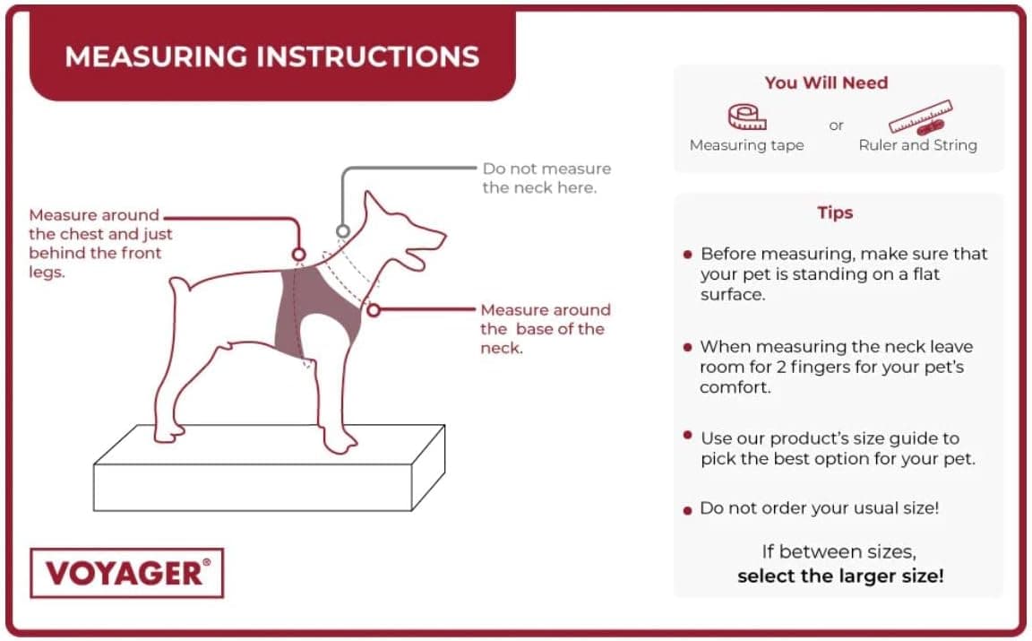 רתמה/רצועה לכלב — Voyager Step-in Plush Dog Harness – Soft Plush, Step in Vest Harness for Small a