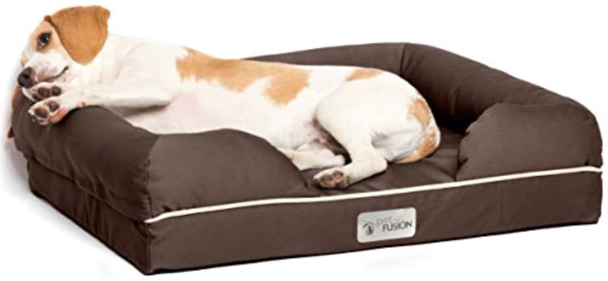 מיטה אורטופדית לכלב — PetFusion Ultimate Dog Bed, Orthopedic Memory Foam, Multiple Sizes and Colors, M