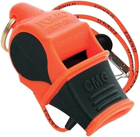 עזר אילוף לכלב — Fox 40 Sonik Blast whistle (orange black)