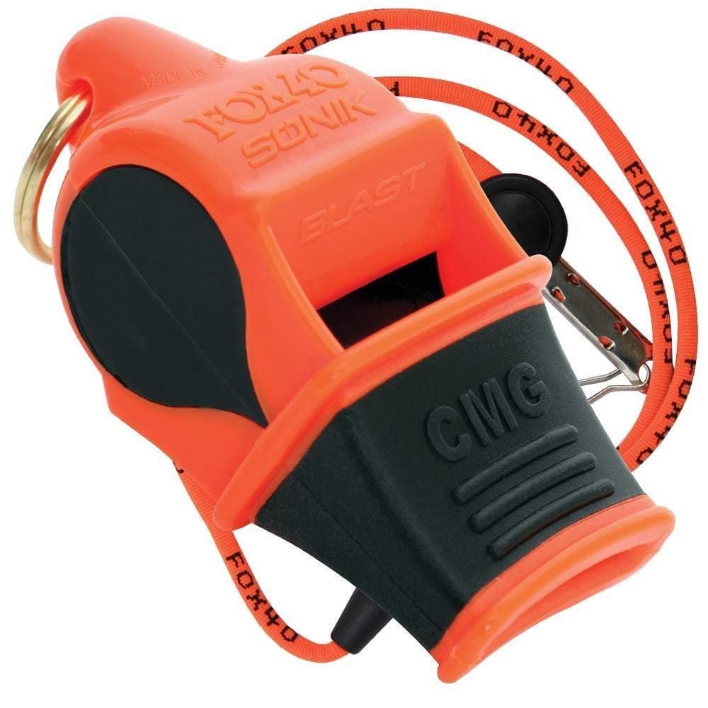 עזר אילוף לכלב — Fox 40 Sonik Blast whistle (orange black)