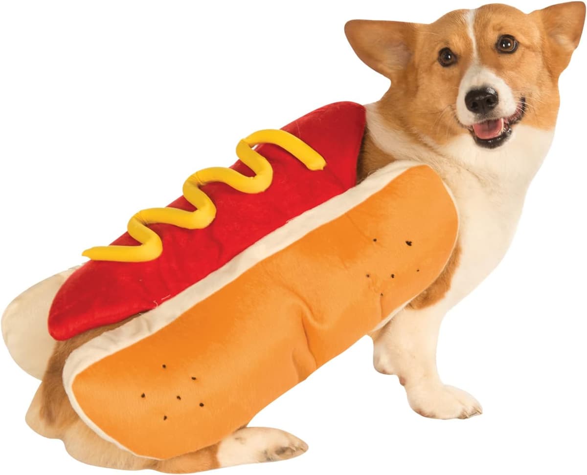 תחפושת לכלב — Rubies Hot Dog Pet Costume for Dogs or Cats, XL