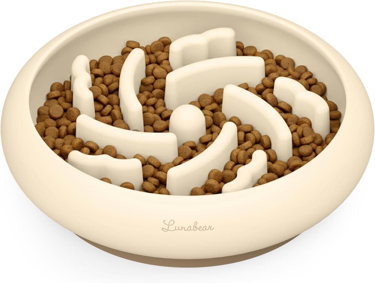 קערת האכלה לכלב — Slow Feeder Dog Bowls Made of Premium Food-Grade Silicone, Anti-Choking &amp; Sl
