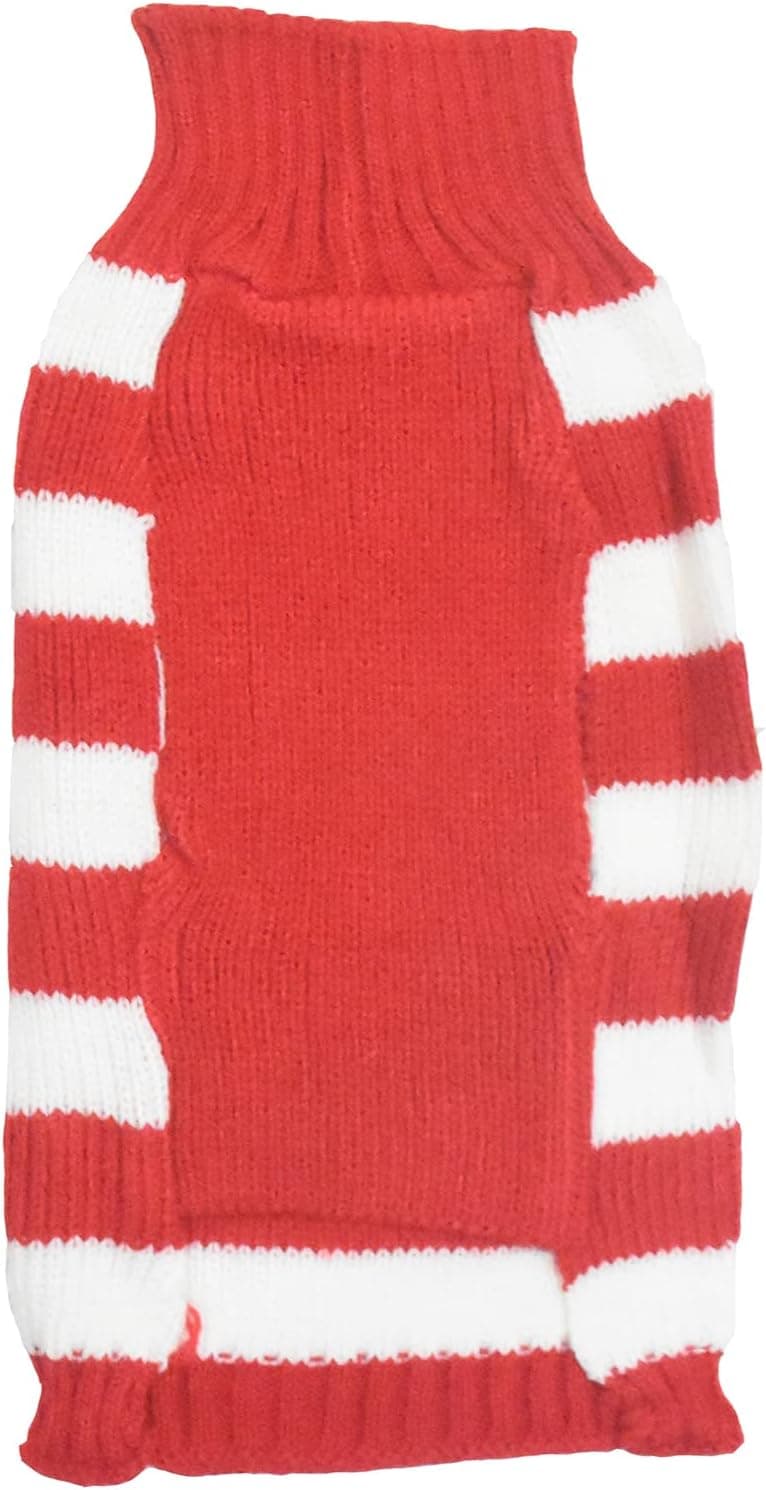 ביגוד לכלב — SMDARROY Red Cute Pet Puppy Cat Dog Warm Jumper Sweater Knit