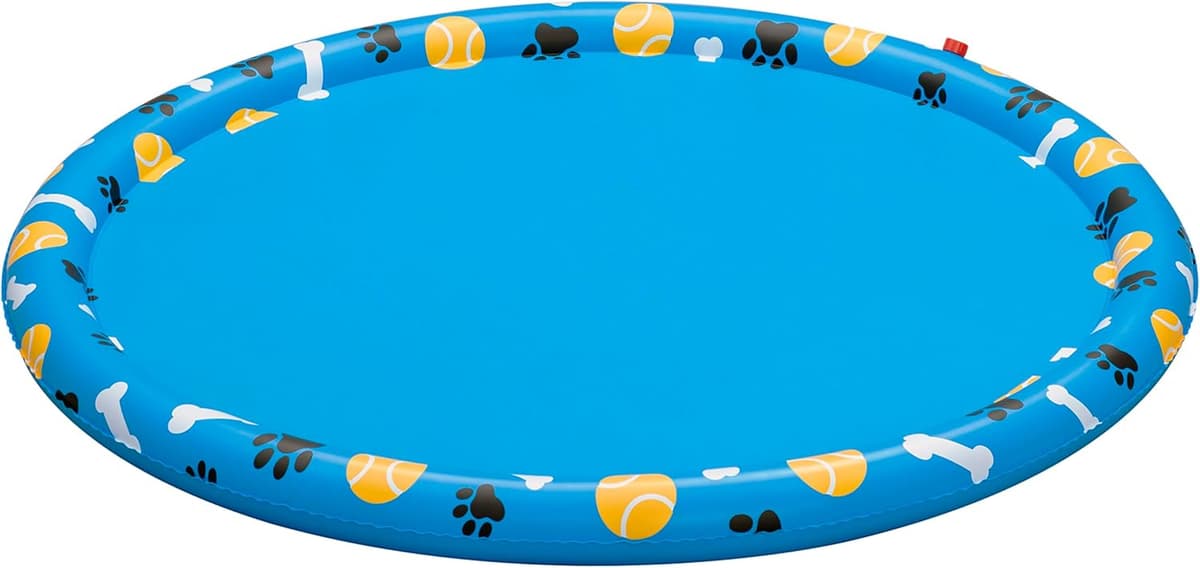 בריכה לכלב — Bestway Dog Splash Pad Sprinkler Mat, Non-Slip Splash Sprinkler Pad for Dogs, Do