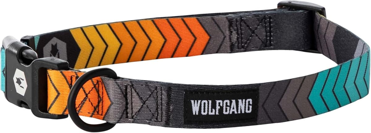 קולר לכלב — Wolfgang Heavy Duty, Adjustable Dog Collar with Quick Release Nylon Buckle for W