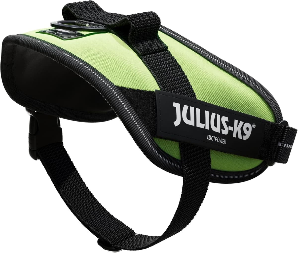 רתמה/רצועה לכלב — Julius-K9, 16IDC-NE-M, IDC Powerharness, Dog Harness, Size: Mini, Neon Green