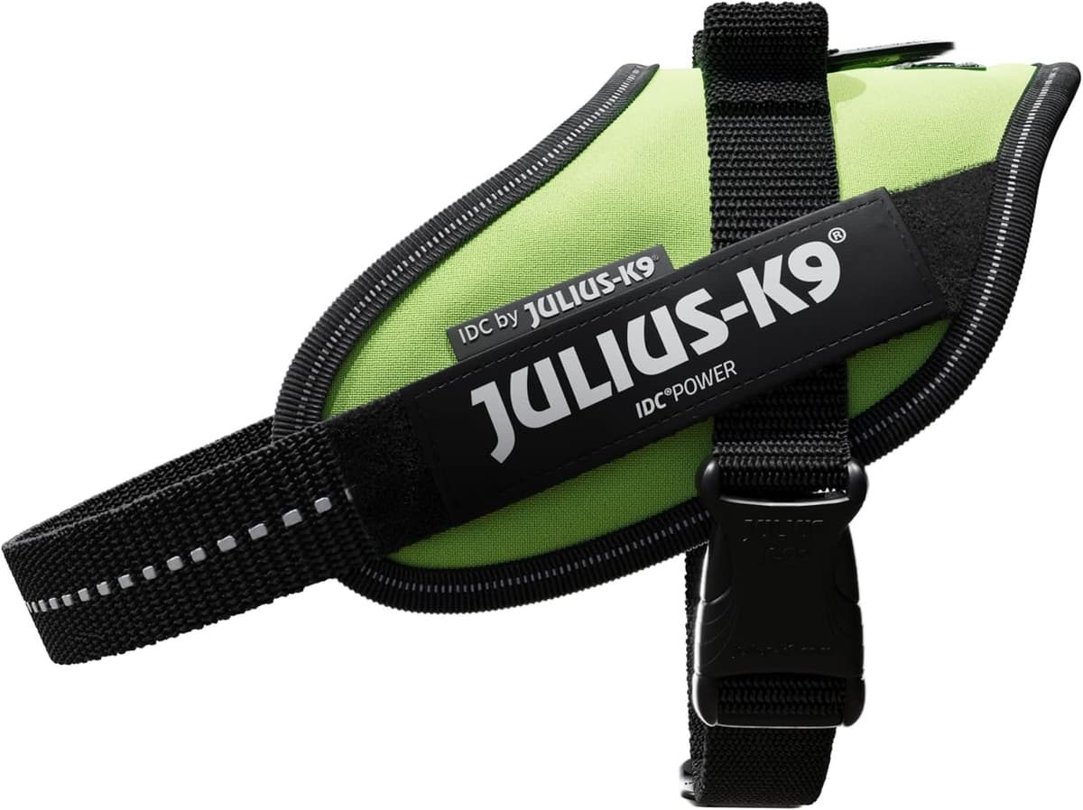 רתמה/רצועה לכלב — Julius-K9, 16IDC-NE-M, IDC Powerharness, Dog Harness, Size: Mini, Neon Green